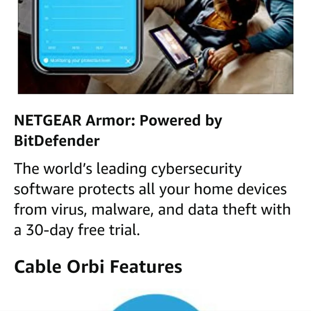 Netgear Netgear Orbi All-in-One Cable Modem + Whole Home Mesh-ready WiFi Router